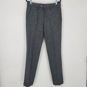 Ted Baker Pleated Front Gray Trousers Pants Sz 30R